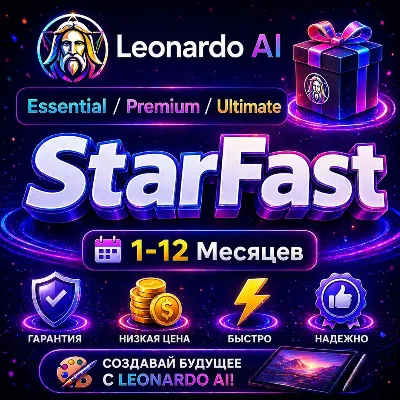 Leonardo AI | Essential, Premium, Ultimate | ПОДПИСКА НА 1-12 МЕСЯЦЕВ НА ВАШ АККАУНТ - irongamers.ru