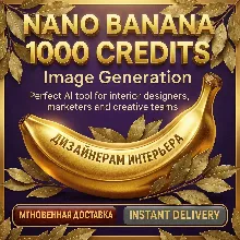 Nano Banana — 1000 генераций для генерации изображений
