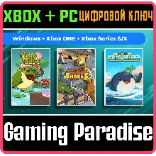 TOAD SLIDE + HABITAT SHAPES + THE CUTE WHALE (BUNDLE) X