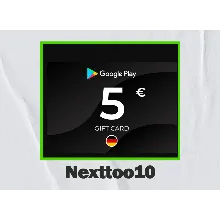 Google Play Gift Card 5€ DE Германия