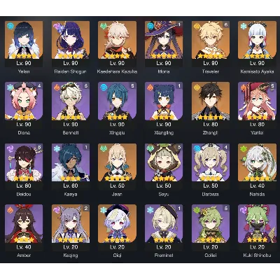 GENSHIN IMPACT | 57 AR | 40 CHARACTERS | 10 LEGENDARY - irongamers.ru