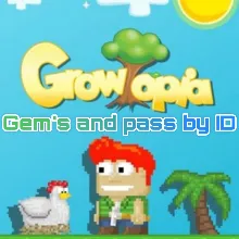 Гемы | Growtopia | 24/7 | ПО ID + Пропуски | АВТО