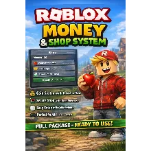 Roblox Money & Shop System – DataStore Save, Secure Purchases, Easy Setup