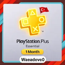 PlayStation Plus Essential (1 month) Subscription (Turkey Region) (PSN)