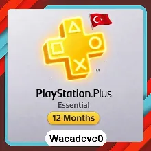 PlayStation Plus Essential (12 month) Subscription (Turkey Region) (PSN)