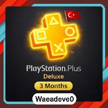 PlayStation Plus deluxe (3 month) Subscription (Turkey Region) (PSN)