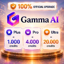 Gamma AI Plus / Pro / Ultra | 💯 Официальный апгрейд | ПОЛНАЯ ГАРАНТИЯ (DISABLED)