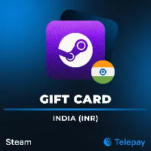 Steam (стим) подарочная карта | Индия | 130 - 5000 INR