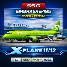 SSG Embraer E-195 Evolution X-plane 11/12