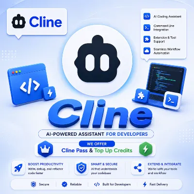 Cline.Bot / Официальная подписка на Cline Pass на 1-12 месяцев - пополнение баланса - irongamers.ru
