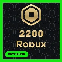 2200 ROBUX КАРТА ПОПОЛНЕНИЯ ROBLOX GLOBAL АВТО 24/7