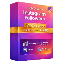 8000 подписчиков Instagram + 10 000 БЕСПЛАТНЫХ просмотров – Быстро и стабильно