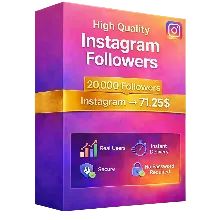 20,000 подписчиков Instagram + 10,000 БЕСПЛАТНЫХ просмотров – Быстро и стабильно