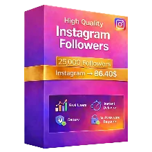 25,000 подписчиков Instagram + 10,000 БЕСПЛАТНЫХ просмотров – Быстро и стабильно