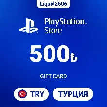 24/7 | Карта пополнения PSN 500 TRY (Лиры Турция)