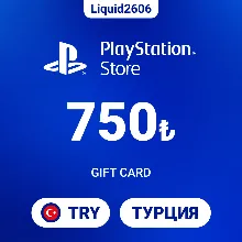 24/7  |  Карта пополнения PSN 750 TRY (Лиры Турция)