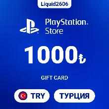 24/7  |  Карта пополнения PSN 1000 TRY (Лиры Турция)