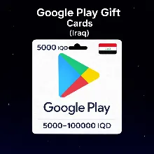 Google Play Gift Cards (Ирак) 5000–100000 IQD | Коды пополнения