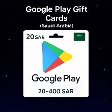 Google Play Gift Cards (Саудовская Аравия) 20–400 SAR | Коды пополнения
