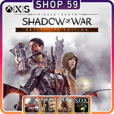 Middle Earth Shadow Of War XBOX + 5 ТОП ИГРЫ (аренда)