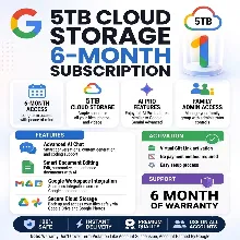 Подписка на Google Cloud Storage — 5 ТБ | Gemini Pro 3.1 | Veo 3.1 | Ссылка