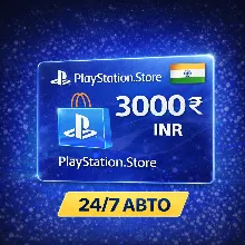 PlayStation Store 3000 INR India — Автовыдача 24/7