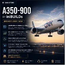 iniBuilds A350 for MSFS 2020 / 2024