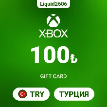 Подарочная карта Xbox Live | 100 TRY (Лиры Турция)