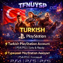 Турецкий PlayStation Аккаунт | PS4/PS5 | Готовый (Gmail-Hotmail-Outlook)