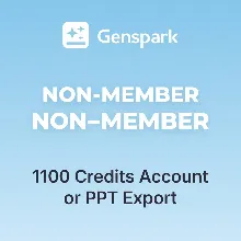 Genspark AI 1100 Credits Private Account
