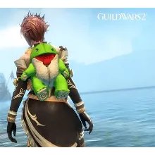 Guild Wars 2 - Зеленый Плюшевый Чехол Для Рюкзака Quaggan | Ключ GLOBAL / REGION FREE