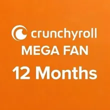 Crunchyroll Premium Mega Fan 12 месячная глобальная гарантия на аккаунт