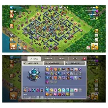 {70% DISCOUNT} TH13 SEMI MAX ⚡️6 EPIC EQUIPMENT⚡️XP-132⚡️HERO 52-62-44-39-23⚡️500 GEM