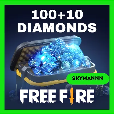 100+10 Алмазов Free Fire | КЛЮЧ GLOBAL АВТО 24/7 - irongamers.ru