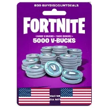 ФОРТНАЙТ КОД 5000 VBUCKS КЛЮЧ В БАКСЫ FORTNITE KEY USA