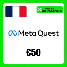 META QUEST 50€ EUR ФРАНЦИЯ КАРТА ПОПОЛНЕНИЯ АВТО 24/7