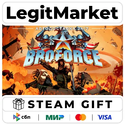 Broforce / Steam АВТО / РУ + МИР - irongamers.ru