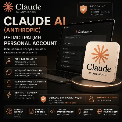 CLAUDE AI | АККАУНТЫ | РЕГИСТРАЦИЯ С SMS-ПОДТВЕРЖДЕНИЕМ | ANTHROPIC - irongamers.ru