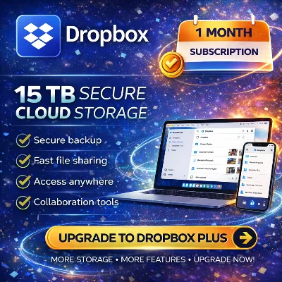 Dropbox Advanced Plan 15 TB Storage 1 Month Premium Subscription Private Account - irongamers.ru