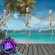 AAA Dynamic Scenes - Tropical Skeleton Dance Dynamic Scene | XBOX | На любой аккаунт