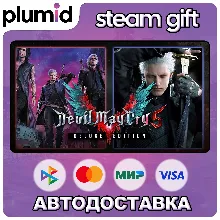 Devil May Cry 5 Deluxe + Vergil Steam Gift / Россия + МИР / АВТО