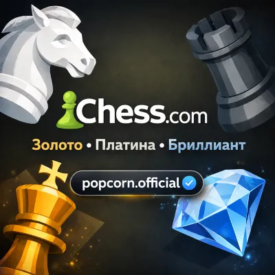 Chess.com В ВАШ АККАУНТ Золотой/Платиновый/Бриллиантовый 1-12 млн. - irongamers.ru