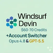 Devin Windsurf Account | $60-70 Credits | Opus 4.8 & GPT-5.5