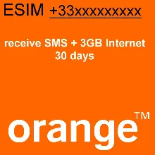 еСИМ Франции номер телефона +33 смс +3ГБ Интернет в России и в других странах 30 дней