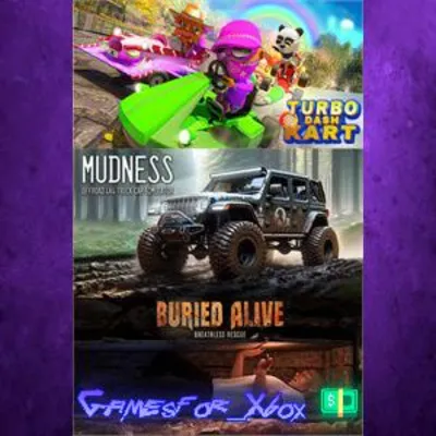 Turbo Dash Kart & Mudness Offroad & Buried Alive XBOX - irongamers.ru
