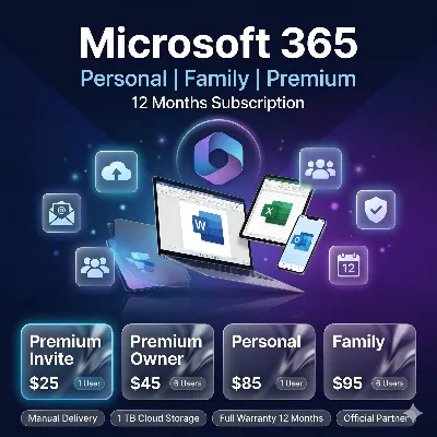 Microsoft 365 Personal Family Premium 12 Months Subscription Manual Delivery - irongamers.ru
