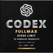 Codex FullMax $3000 GPT-5.5 | GPT-5.4