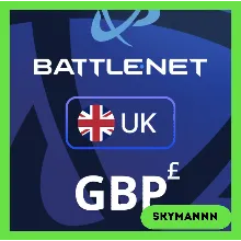 Карта Blizzard Battle.net 15 GBP Великобритания 24/7