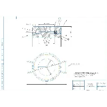 Ring mold - assembly drawing and specification in the Kompas program