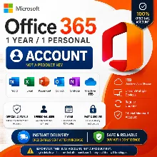 Microsoft Office 365 – 1 год – Личный – Учетная запись